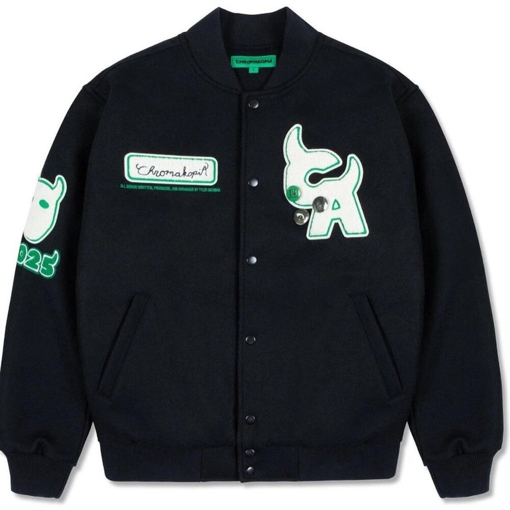 NEW CHROMAKOPIA LETTERMAN VARSITY - JACKET by GOLF WANG Men's Size Medium
